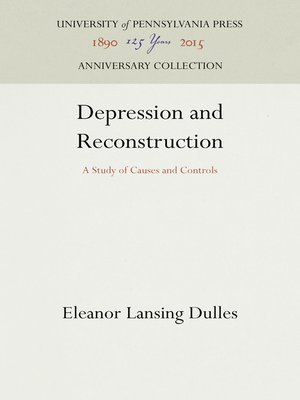 cover image of Depression and Reconstruction